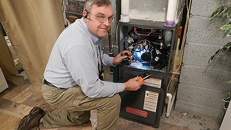 Home Inspector Performing Residential Inspection Services