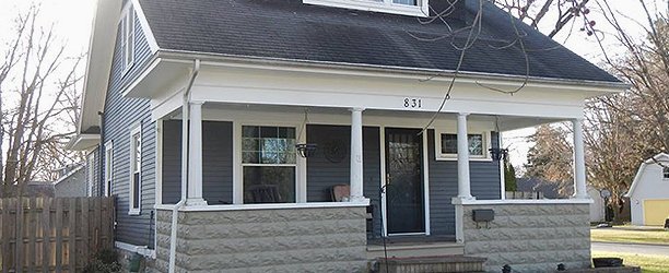 Exterior of a Home With a Front Porch